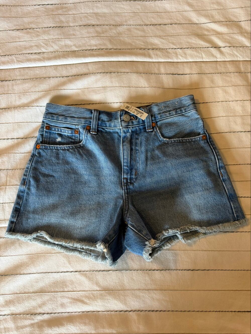 Madewell | Distressed Relaxed Denim Shorts